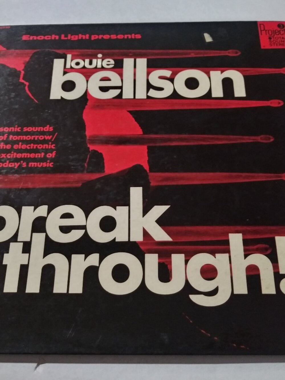 Louie Bellson – Breakthrough! VG+ Original Stereo Project 3 LP Record 1968 JAZZ